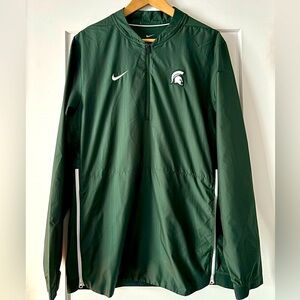 Michigan State Official Nike Sideline Pullover Jacket M